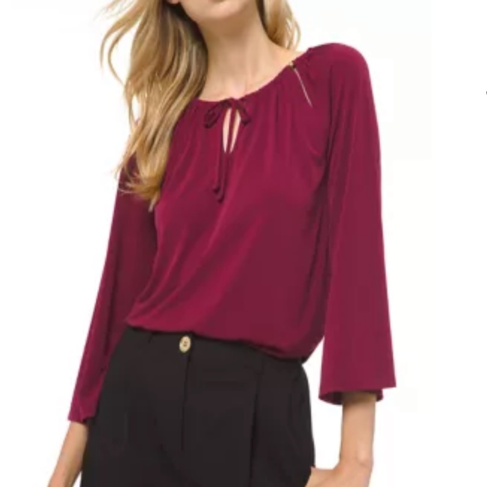 Michael Kors loose fit embellished plus size top